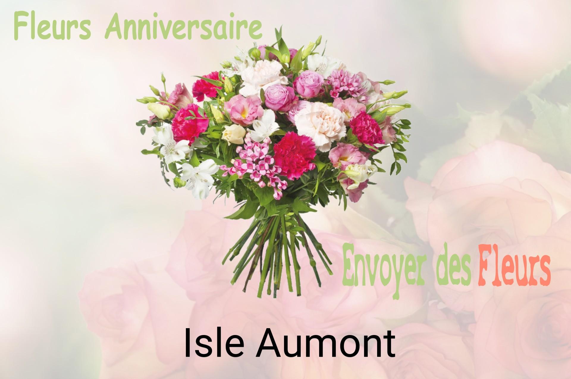 Bouquet de fleurs d’anniversaire livré à Isle-Aumont